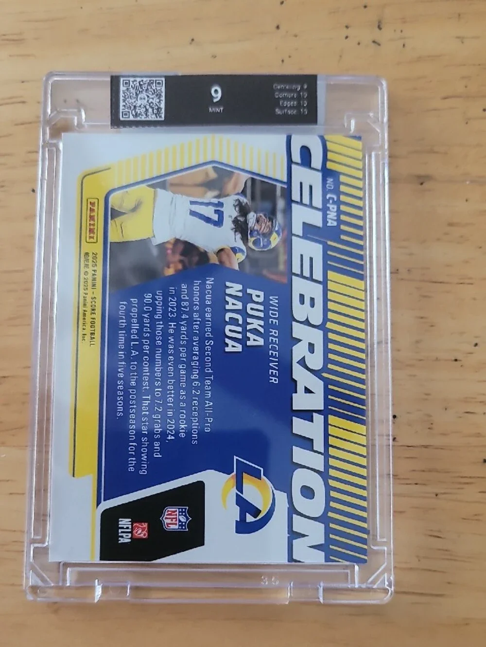 Panini graded puka